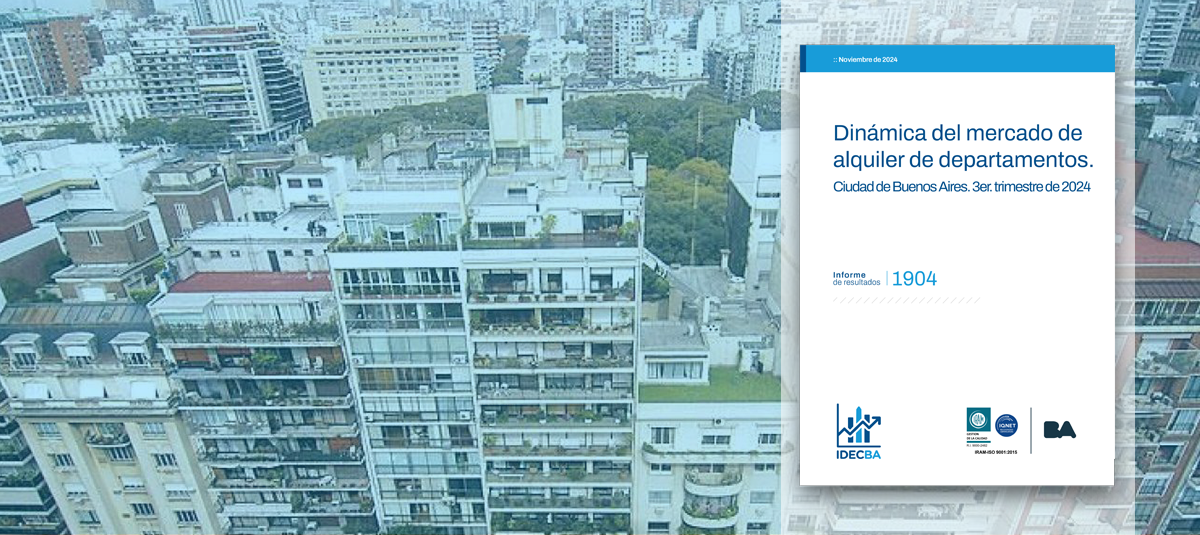 Dinámica del mercado de alquiler de departamentos. Ciudad de Buenos Aires. 3er. trimestre de 2024